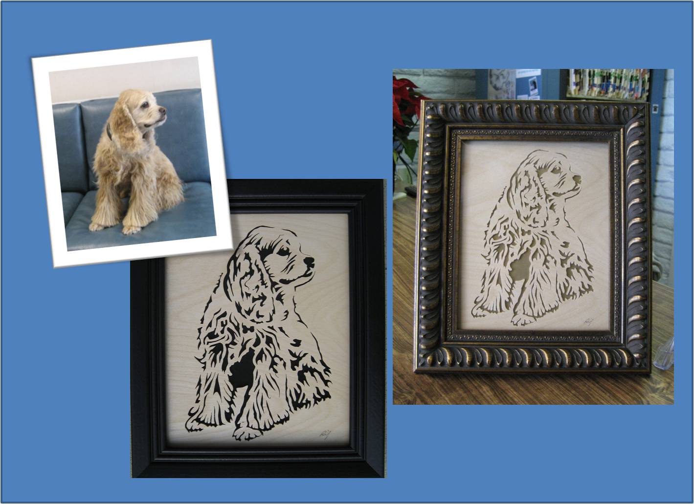 Custom Scroll Saw Portraits